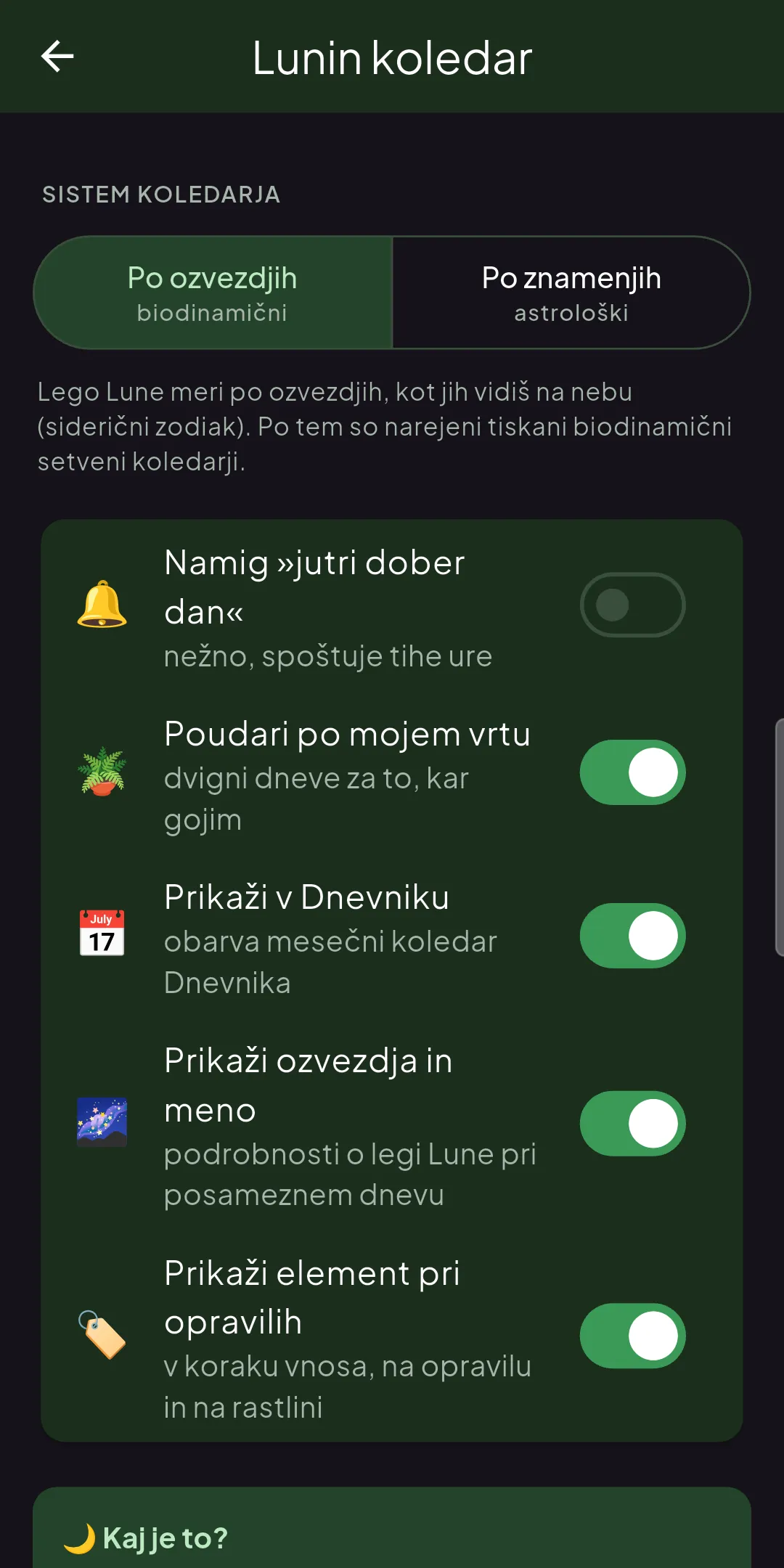 Nastavitve